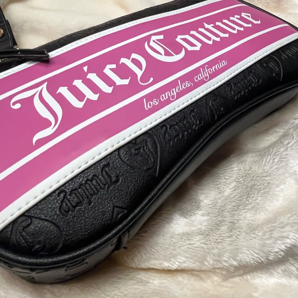 Juicy Couture Black and Pink Women's Bag